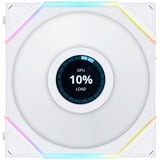 Lian Li UNI FAN TL120 LCD, Ventilador blanco, Reverse Blade, 124 mm