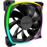 Montech RX120 PWM 120x120x25, Ventilador negro