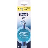 Procter & Gamble Oral-B iO Ultimative Reinigung 6er, Cabezal de cepillo negro, 6 pieza(s), Negro, 3 mes(es), Oral-B, iO, Envase para colgar