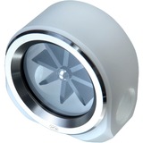 RAIJINTEK RJK - FLOW METER WHITE, Indicador de flujo blanco