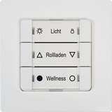 Rademacher 9494-2 accesorio de persiana/contraventana Control de obturador Blanco, Botón blanco, Control de obturador, Blanco, 30 m, 100 m, 434,5 MHz, Botones