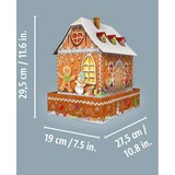 Ravensburger Christmas Gingerbread House Night Edition Puzle 3D 216 pieza(s) Edificios, Puzzle 216 pieza(s), Edificios, 8 año(s)