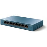 TP-Link LS108G No administrado Gigabit Ethernet (10/100/1000) Azul, Interruptor/Conmutador azul, No administrado, Gigabit Ethernet (10/100/1000)