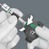 Wera 411 A RA Destornillador adaptador de mango transversal con función de carraca negro/Verde