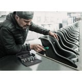 Wera 8100 SA 13 Juego de carracas Zyklop Comfort, 1/4", Kit de herramientas negro/Verde