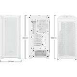 be quiet! Shadow Base 800 FX White Midi Tower Blanco, Cajas de torre blanco, Midi Tower, PC, Blanco, ATX, EATX, micro ATX, Mini-ITX, Acrilonitrilo butadieno estireno (ABS), Acero, Vidrio templado, Multi
