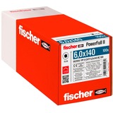 fischer Tornillo para madera PowerFull II 6,0x140 ZK TX VG 