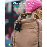 goobay Powerbank 10.000 mAh, cable USB-C integrado 13 cm, 20 vatios, Banco de potencia negro