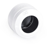 Alphacool Eiszapfen PRO 13mm HardTube Conector roscado G1/4 - Blanco, Conexión blanco/Negro