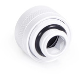 Alphacool Eiszapfen PRO 13mm HardTube Conector roscado G1/4 - Blanco, Conexión blanco/Negro