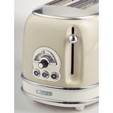 Ariete 0155 6 2 rebanada(s) 810 W Beige, Tostadora beige, 2 rebanada(s), Beige, Metal, Botones, Giratorio, 810 W, 220 - 240 V