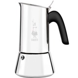 Bialetti Venus 0,23 L Negro, Acero inoxidable, Cafetera espresso plateado, 0,23 L, Negro, Acero inoxidable, 4 tazas, Acero inoxidable, Venus Induction, CE