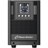 BlueWalker VFI 2000 AT Doble conversión (en línea) 2 kVA 1800 W 4 salidas AC, UPS negro, Doble conversión (en línea), 2 kVA, 1800 W, Onda sinusoidal pura, 80 V, 300 V