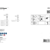Bosch 2 608 576 669 accesorio para amoladora angular Establecer, Conjuntos de brocas Establecer, Bosch, Negro, Gris, 5 pieza(s)