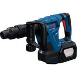 Bosch Martillo perforador inalámbrico GSH 18V-5 Professional solo, 18 Voltios, Cincel azul/Negro