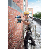 Bosch Taladro atornillador percutor inalámbrico GSB 18V-25 Professional solo, 18 voltios, Martillo atornillador azul/Negro