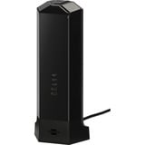 Brennenstuhl Gaming Tower 9fach Luz RGB, Regleta negro