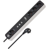 Brennenstuhl Regleta Connect Ecolor WLAN 4 tomas blanco/Negro