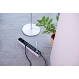 Brennenstuhl Regleta Connect Ecolor WLAN 4 tomas blanco/Negro
