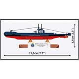 COBI Submarino clase U HMS Upholder (P37), Juegos de construcción 