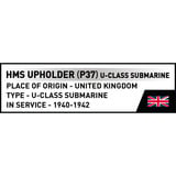 COBI Submarino clase U HMS Upholder (P37), Juegos de construcción 