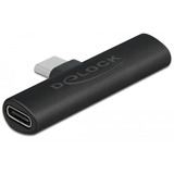 DeLOCK 64114 cambiador de género para cable USB Type-C 2 x USB Type-C Negro, Adaptador negro, USB Type-C, 2 x USB Type-C, Negro