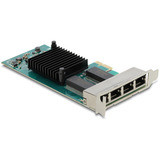 DeLOCK PCI Express x1 a 4 x RJ45 Gigabit LAN i350, Adaptador de red 