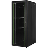 Digitus Armarios Rack, Armario IT negro, Rack o bastidor independiente, 42U, 800 kg, Patas ajustables, Gestión de cables, 152 kg