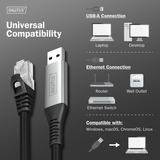 Digitus Cable USB-A 3.2 Gen1 > RJ-45 Ethernet, 1Gbit/s, Adaptador negro