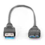 Digitus Cable de conexión USB 3.2 Gen 1 USB-A > Micro USB-B negro