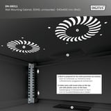 Digitus Caja de pared, SOHO, sin montar - 540x400 mm (AnxF), Armario IT negro