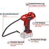 EINHELL 4326650, Tornillo de percusión rojo/Negro