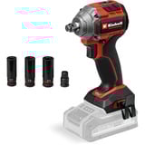EINHELL Juego de máquinas profesional TP-CW 18/260 + CE-CC 18 Kit, Tornillo de percusión rojo/Negro