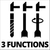 EINHELL Martillo perforador TE-RH 38 3F rojo/Negro