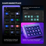 Elgato Stream Deck MK.2 Negro 15 botones, Teclado negro, Negro, 15 botones, Windows 10 x64, Mac OS X 10.13 High Sierra, Mac OS X 10.14 Mojave, Mac OS X 10.15 Catalina, Mac OS X 10.15.3..., 118 mm, 84 mm