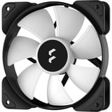 Fractal Design Aspect 12 RGB PWM Carcasa del ordenador Ventilador 12 cm Negro 1 pieza(s) negro/blanco, Ventilador, 12 cm, 2000 RPM, 33,2 dB, 56 cfm, 95,1 m³/h