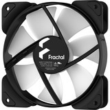 Fractal Design Aspect 12 RGB PWM Carcasa del ordenador Ventilador 12 cm Negro 1 pieza(s) negro/blanco, Ventilador, 12 cm, 2000 RPM, 33,2 dB, 56 cfm, 95,1 m³/h