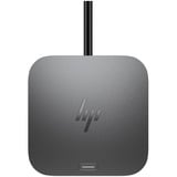 HP Base de acoplamiento Thunderbolt 4 Ultra de 180 W G6, Estación de acoplamiento Alámbrico, Thunderbolt 4, 180 W, 10,100,1000,2500 Mbit/s, Gris, 8K Ultra HD