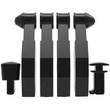 Honeycomb Aeronautical Throttle Pack für Airbus A319 - A380, Palancas de empuje negro
