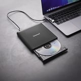 Intenso EOD 500BD Slim, Regrabadora Blu-ray negro