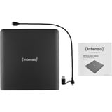 Intenso EOD 500BD Slim, Regrabadora Blu-ray negro