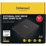 Intenso EOD 500BD Slim, Regrabadora Blu-ray negro