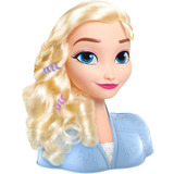 Just Play Disney Frozen 2 Básico Cabeza de Estilismo Elsa, Cabeza de maquillaje y peluquería 