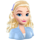 Just Play Disney Frozen 2 Básico Cabeza de Estilismo Elsa, Cabeza de maquillaje y peluquería 
