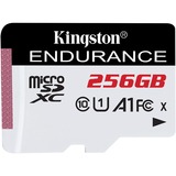 Kingston SDCE/256GB, Tarjeta de memoria blanco/Negro