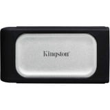 Kingston XS2000 2000 GB Negro, Plata, Unidad de estado sólido plateado/Negro, 2000 GB, USB Tipo C, 3.2 Gen 2 (3.1 Gen 2), 2000 MB/s, Negro, Plata