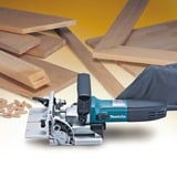 Makita PJ7000J router eléctrico 700 W 0 - 11000 RPM Negro, Azul, Esamblaje con galleta azul/Negro, 2,5 kg