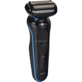 Procter & Gamble Series 5 52-B7000cc Máquina de afeitar de láminas Recortadora Negro negro/Azul, Máquina de afeitar de láminas, Negro, EasyClean, Botones, LED, Batería