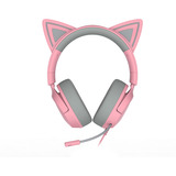 Razer Kraken Kitty V3 X Quartz, Auriculares para gaming rosa/Gris