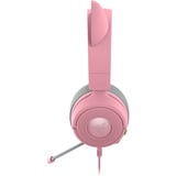 Razer Kraken Kitty V3 X Quartz, Auriculares para gaming rosa/Gris